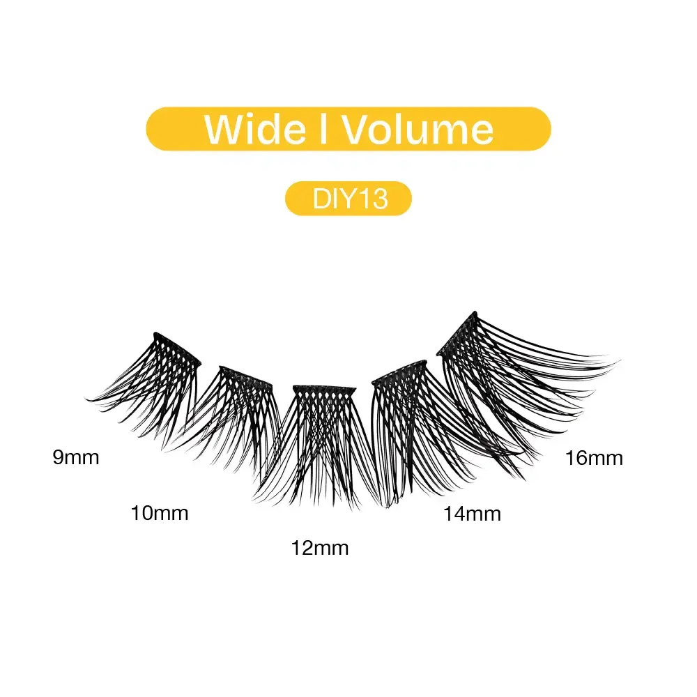 Broadway Volume DIY Cluster Lashes - Full, Fluffy Lash Extensions (56-112pcs) - Image 19