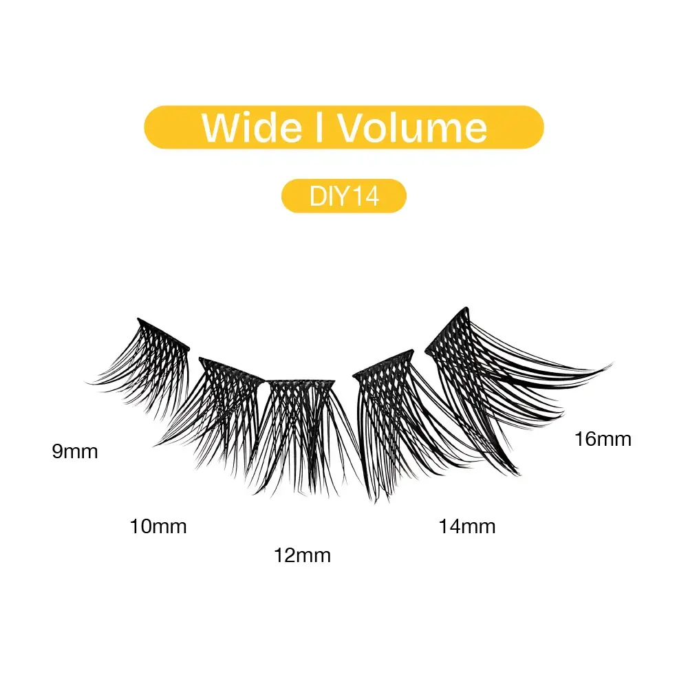 Broadway Volume DIY Cluster Lashes - Full, Fluffy Lash Extensions (56-112pcs) - Image 27