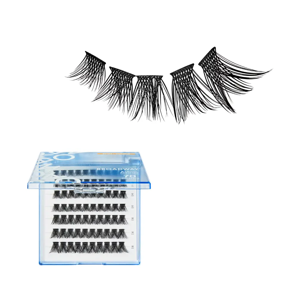 Broadway Volume DIY Cluster Lashes - Full, Fluffy Lash Extensions (56-112pcs) - Image 33