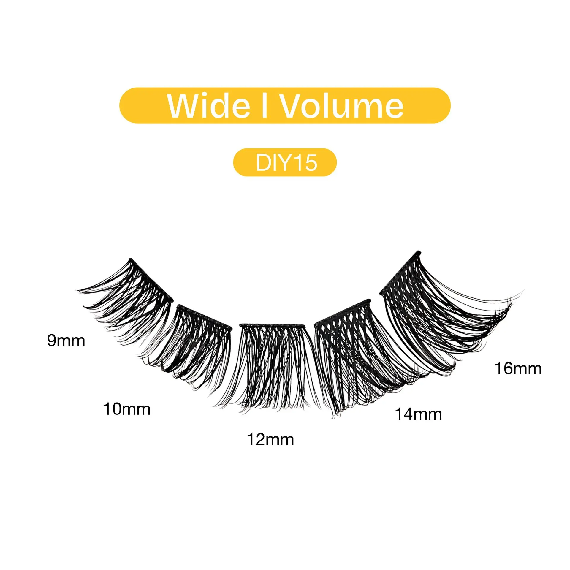Broadway Volume DIY Cluster Lashes - Full, Fluffy Lash Extensions (56-112pcs) - Image 35