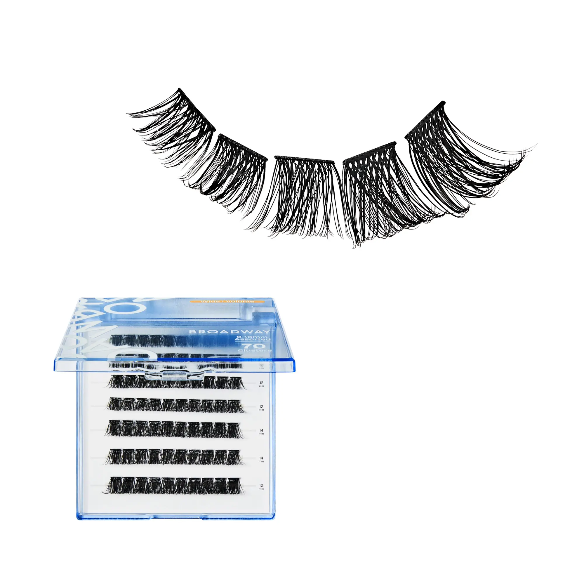 Broadway Volume DIY Cluster Lashes - Full, Fluffy Lash Extensions (56-112pcs) - Image 41
