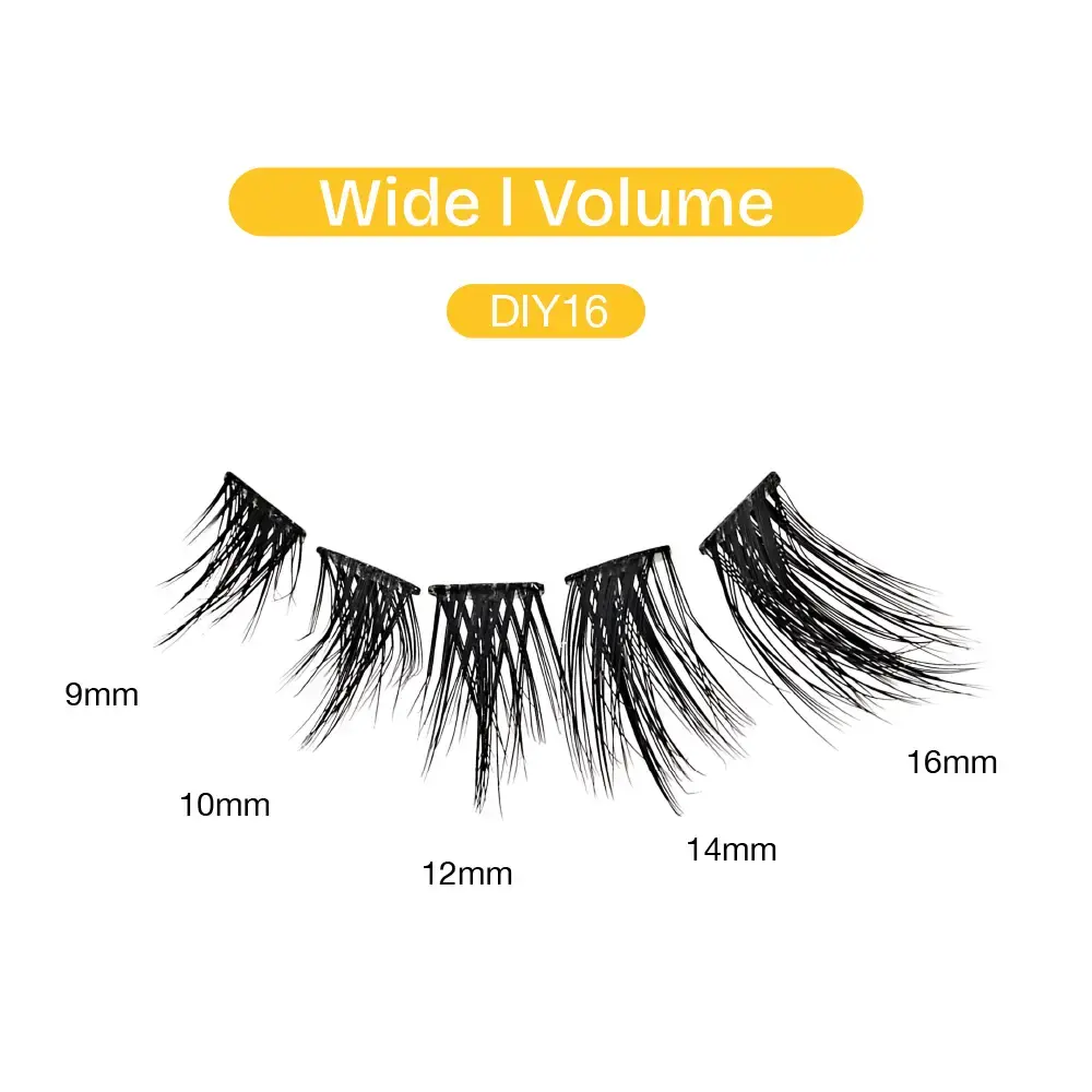 Broadway Volume DIY Cluster Lashes - Full, Fluffy Lash Extensions (56-112pcs) - Image 43