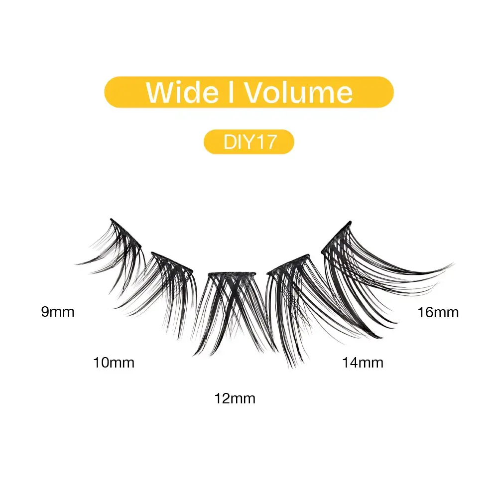 Broadway Volume DIY Cluster Lashes - Full, Fluffy Lash Extensions (56-112pcs) - Image 51