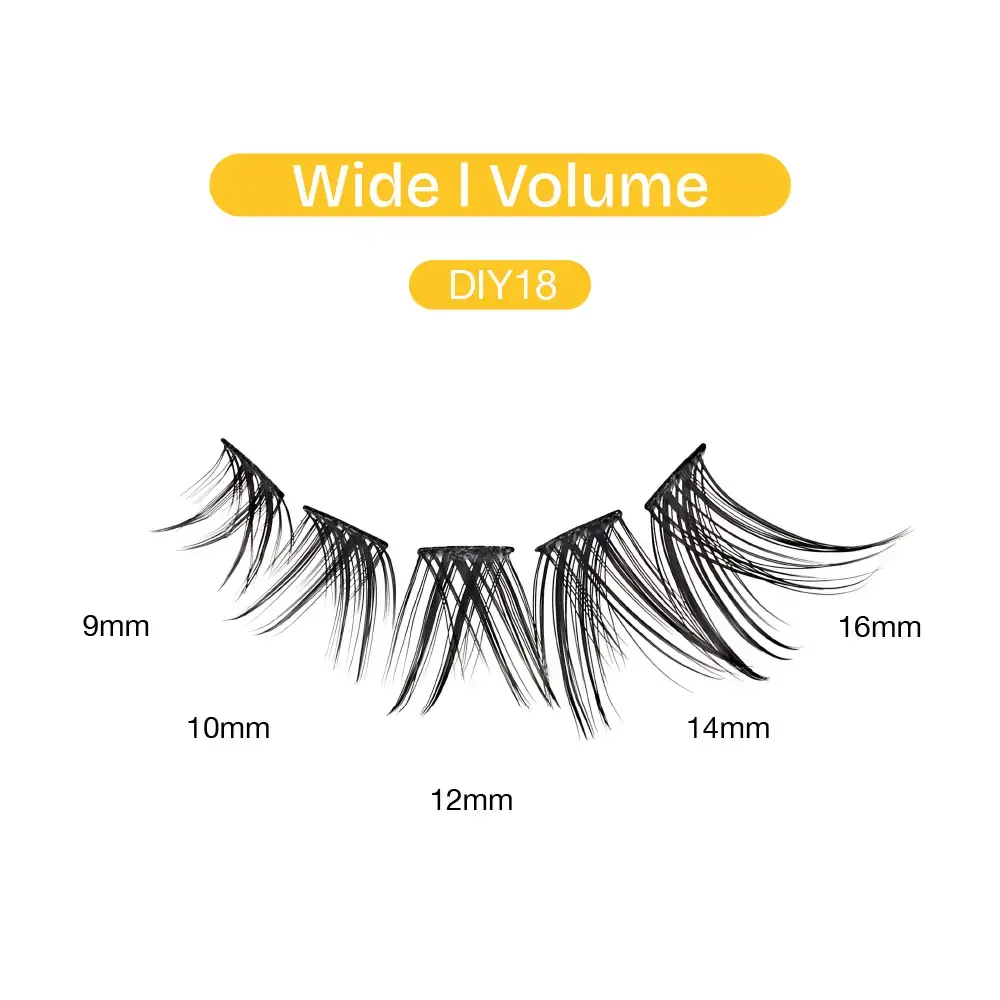 Broadway Volume DIY Cluster Lashes - Full, Fluffy Lash Extensions (56-112pcs) - Image 59