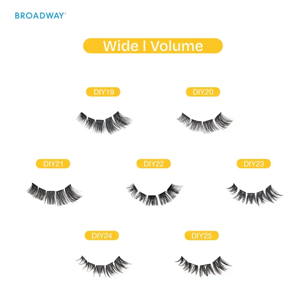 Broadway Volume DIY Cluster Lashes - Full, Fluffy Lash Extensions (56-112pcs) - Image 61