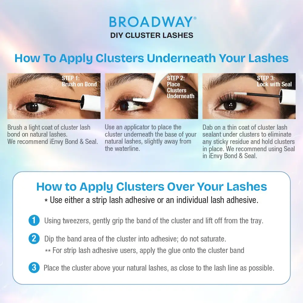 Broadway Volume DIY Cluster Lashes - Full, Fluffy Lash Extensions (56-112pcs) - Image 71