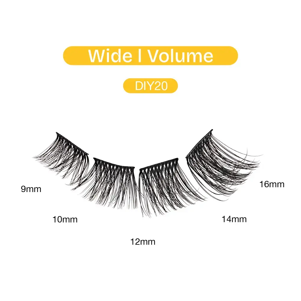 Broadway Volume DIY Cluster Lashes - Full, Fluffy Lash Extensions (56-112pcs) - Image 75