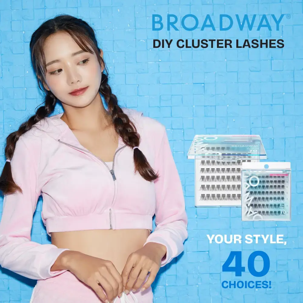 Broadway Volume DIY Cluster Lashes - Full, Fluffy Lash Extensions (56-112pcs) - Image 8