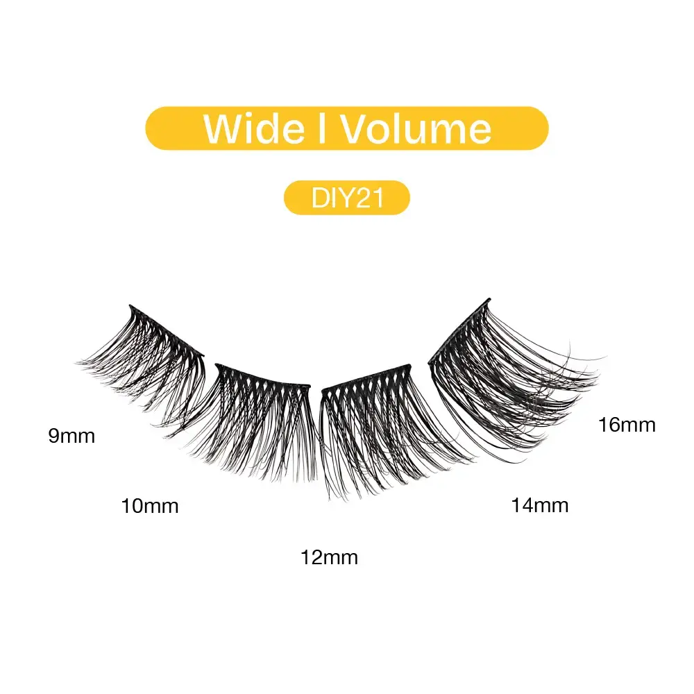 Broadway Volume DIY Cluster Lashes - Full, Fluffy Lash Extensions (56-112pcs) - Image 83