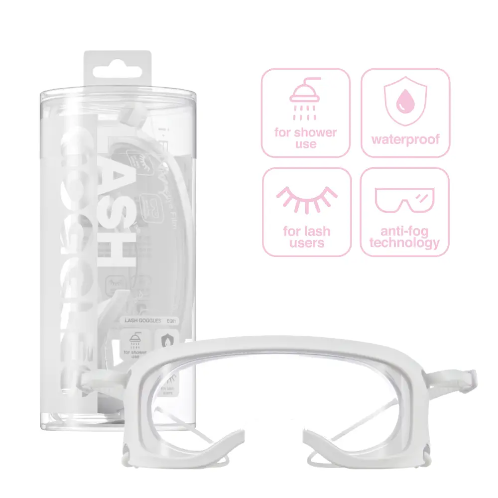 I-ENVY Waterproof Lash Goggles with Ear Straps – Shower Protection - Image 4