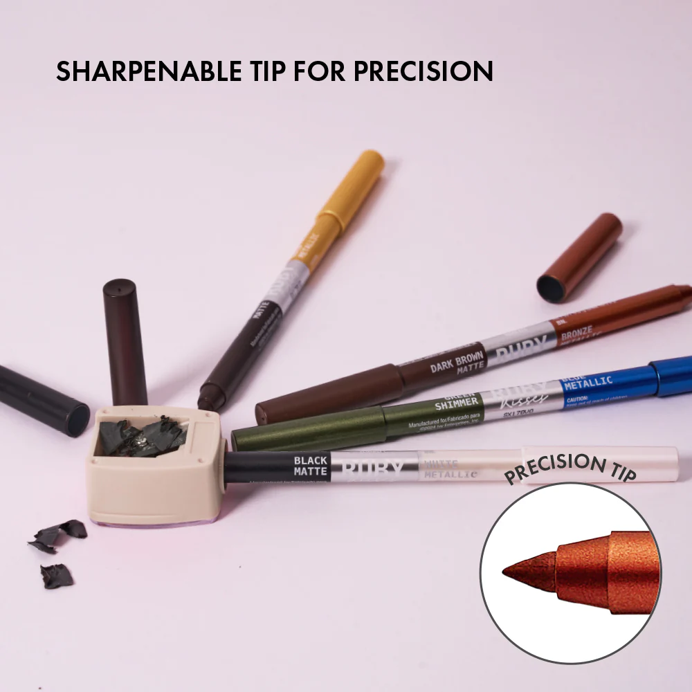 Ruby Kisses Waterproof Matte & Metallic Duo Eyeliner - Image 23