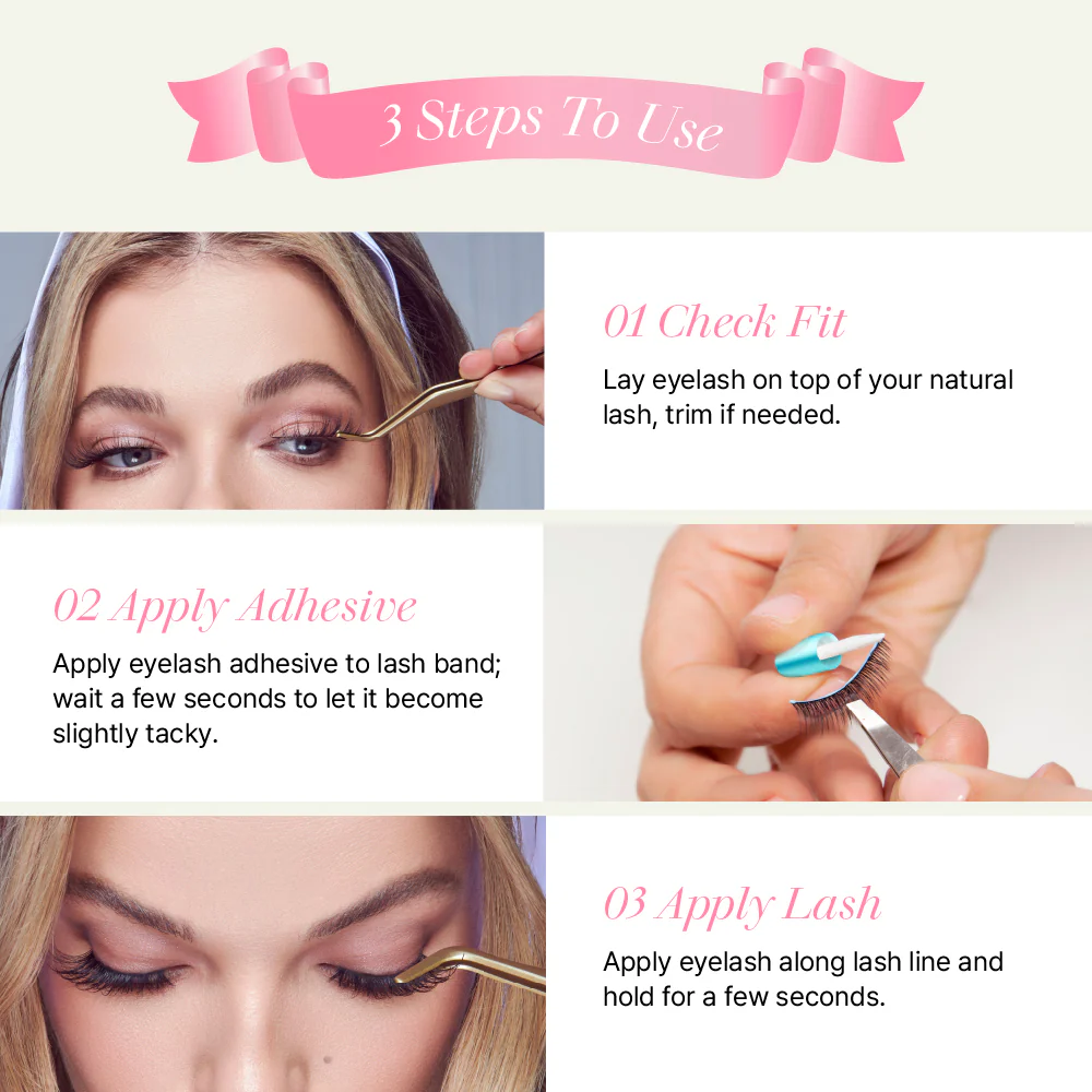 Vie Vie Wispy Faux Mink False Strip Lashes – 7 Pairs - Image 101