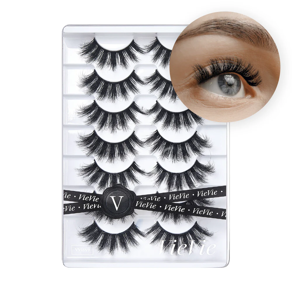 Vie Vie Wispy Faux Mink False Strip Lashes – 7 Pairs - Image 104