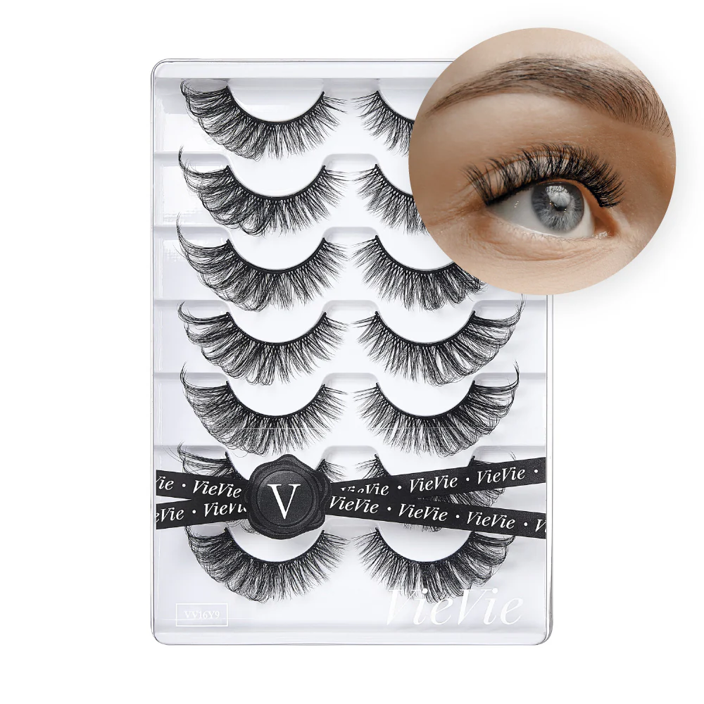Vie Vie Wispy Faux Mink False Strip Lashes – 7 Pairs - Image 111