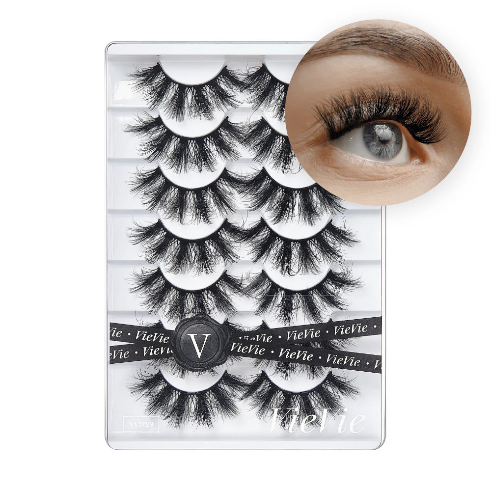 Vie Vie Wispy Faux Mink False Strip Lashes – 7 Pairs - Image 112