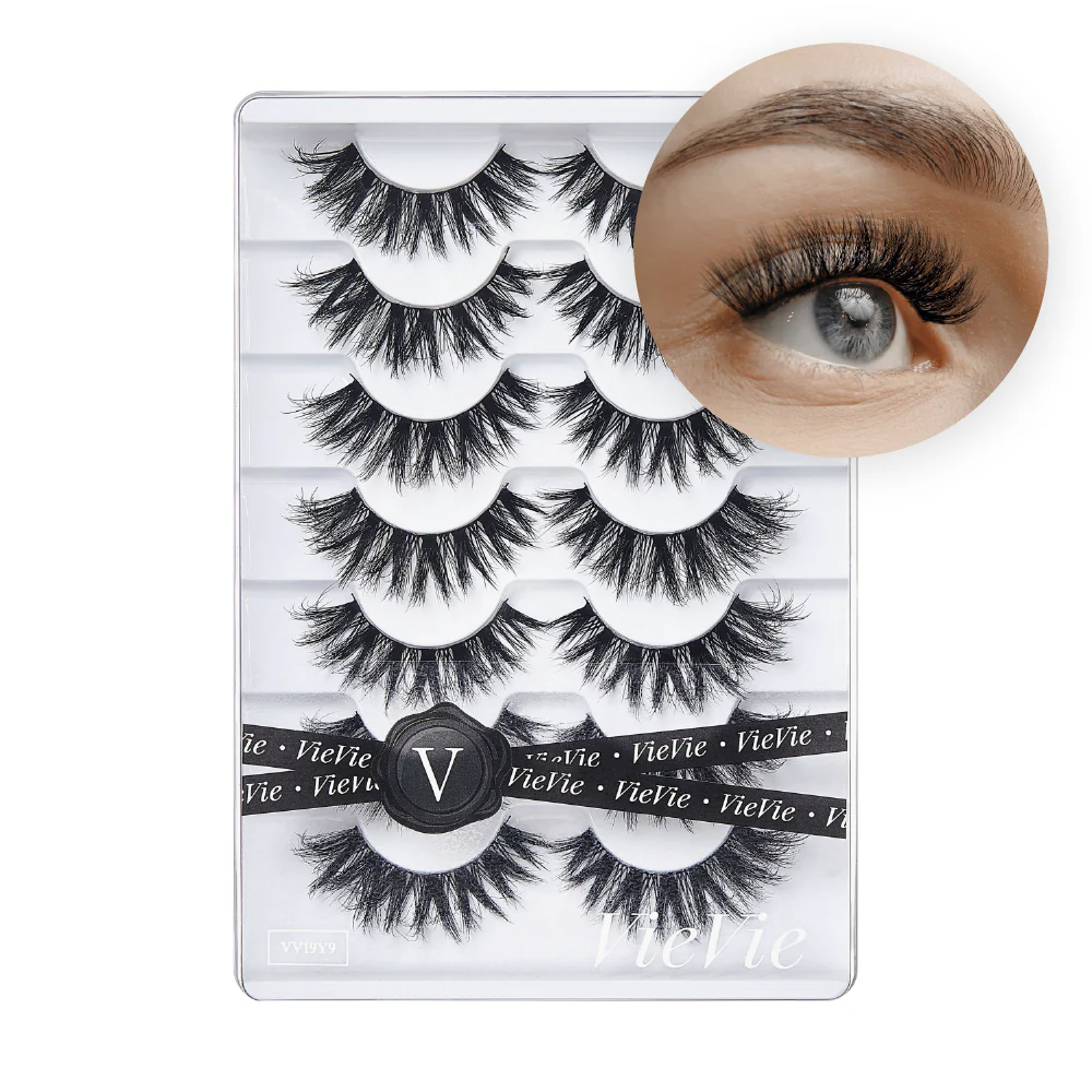 Vie Vie Wispy Faux Mink False Strip Lashes – 7 Pairs - Image 126
