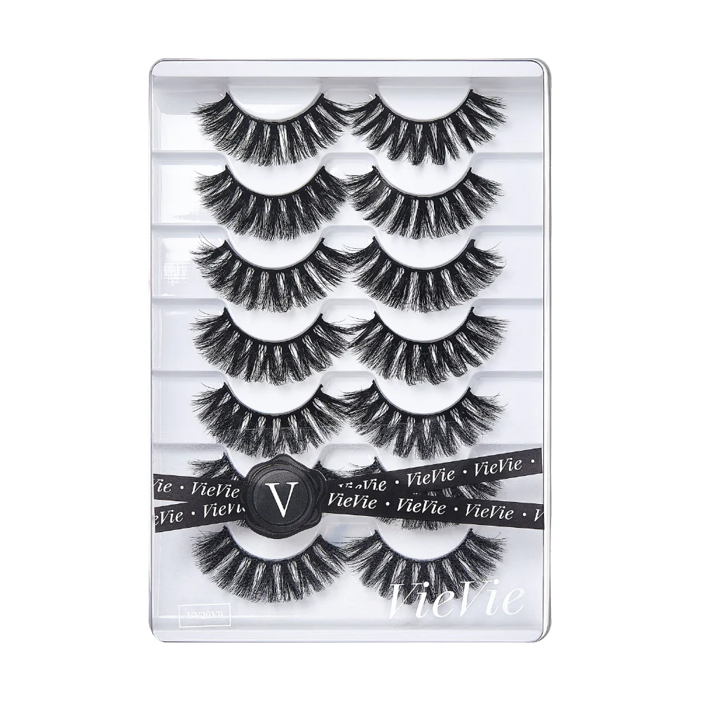 Vie Vie Wispy Faux Mink False Strip Lashes – 7 Pairs - Image 139