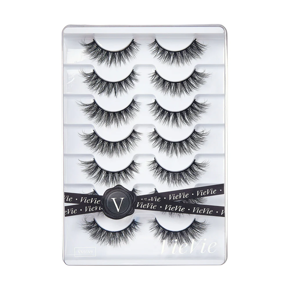 Vie Vie Wispy Faux Mink False Strip Lashes – 7 Pairs - Image 20