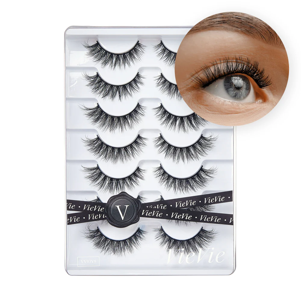 Vie Vie Wispy Faux Mink False Strip Lashes – 7 Pairs - Image 21