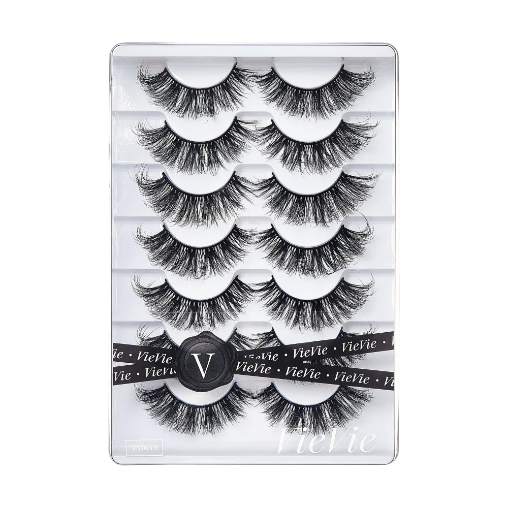 Vie Vie Wispy Faux Mink False Strip Lashes – 7 Pairs - Image 40