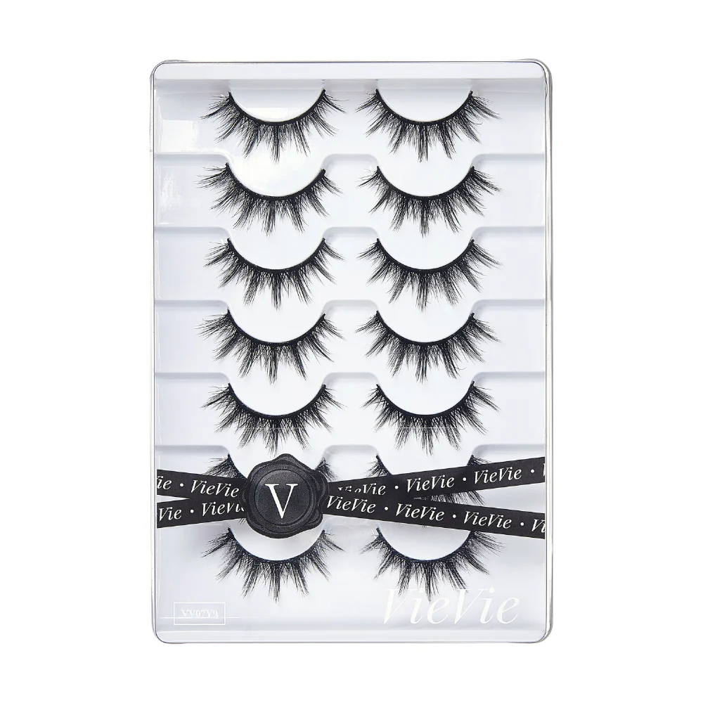 Vie Vie Wispy Faux Mink False Strip Lashes – 7 Pairs - Image 47