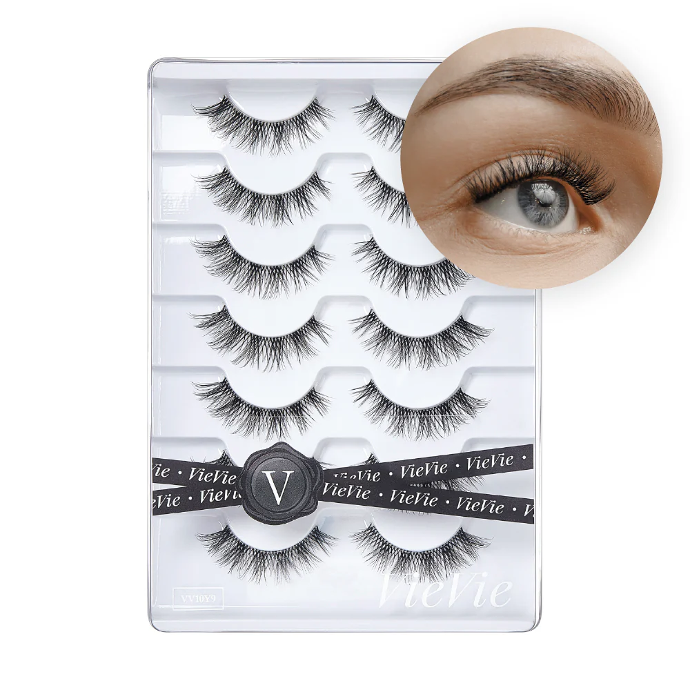 Vie Vie Wispy Faux Mink False Strip Lashes – 7 Pairs - Image 69
