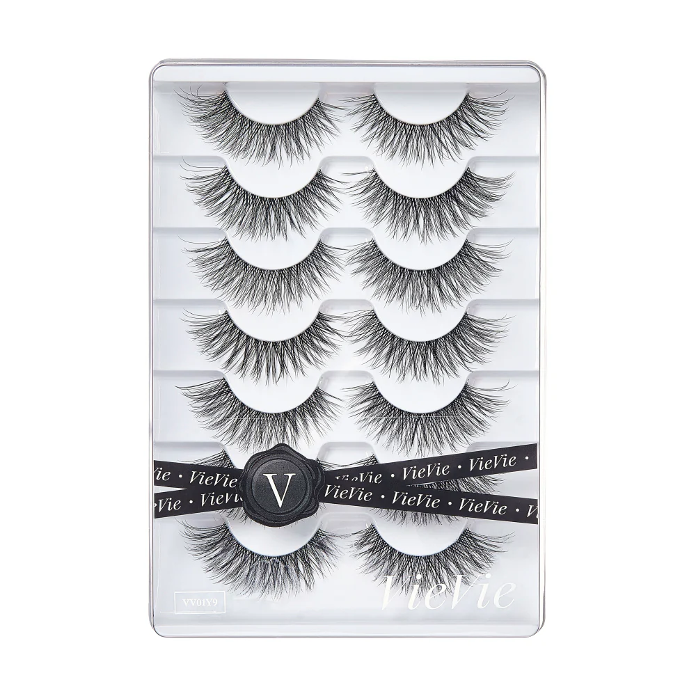 Vie Vie Wispy Faux Mink False Strip Lashes – 7 Pairs - Image 7