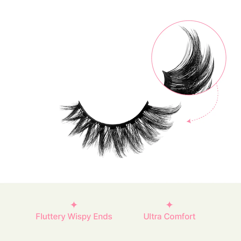 Vie Vie Wispy Faux Mink False Strip Lashes – 7 Pairs - Image 71