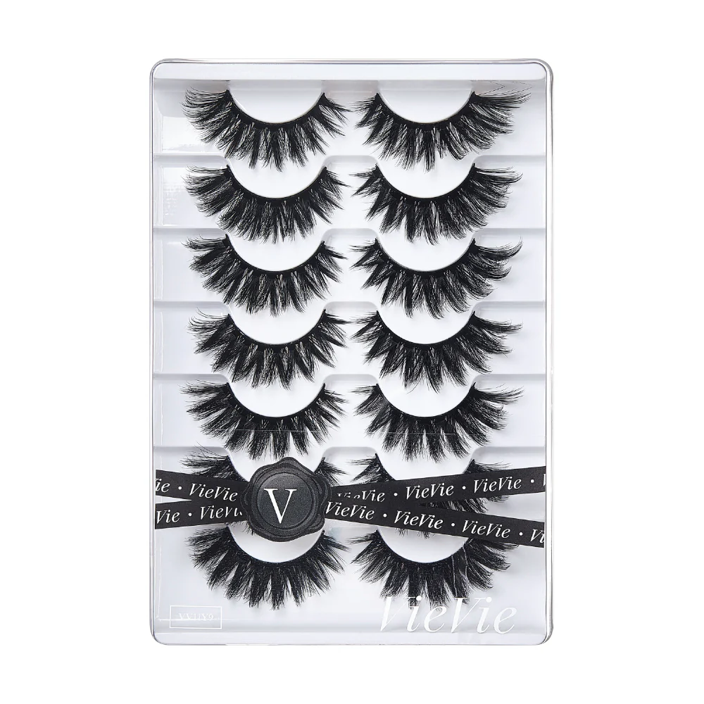 Vie Vie Wispy Faux Mink False Strip Lashes – 7 Pairs - Image 75