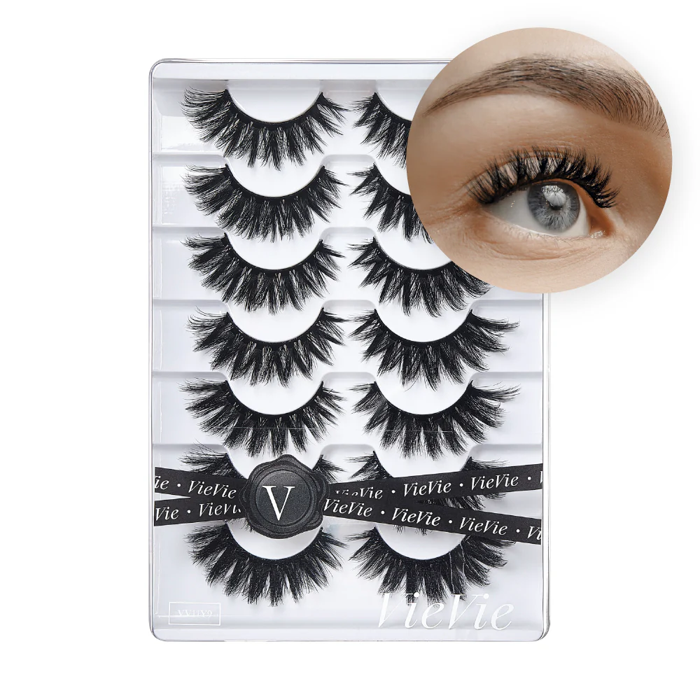 Vie Vie Wispy Faux Mink False Strip Lashes – 7 Pairs - Image 76