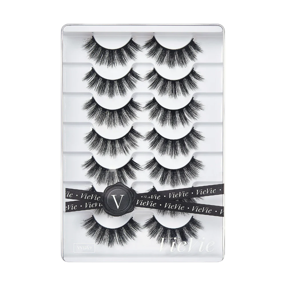 Vie Vie Wispy Faux Mink False Strip Lashes – 7 Pairs - Image 82