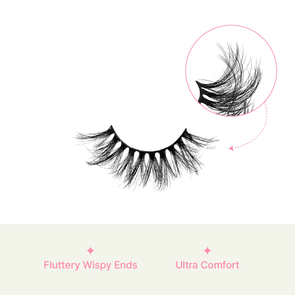 Vie Vie Wispy Faux Mink False Strip Lashes – 7 Pairs - Image 85