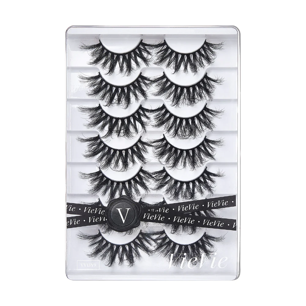 Vie Vie Wispy Faux Mink False Strip Lashes – 7 Pairs - Image 89