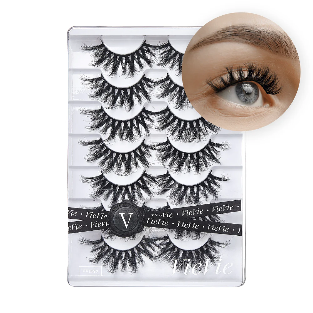 Vie Vie Wispy Faux Mink False Strip Lashes – 7 Pairs - Image 90