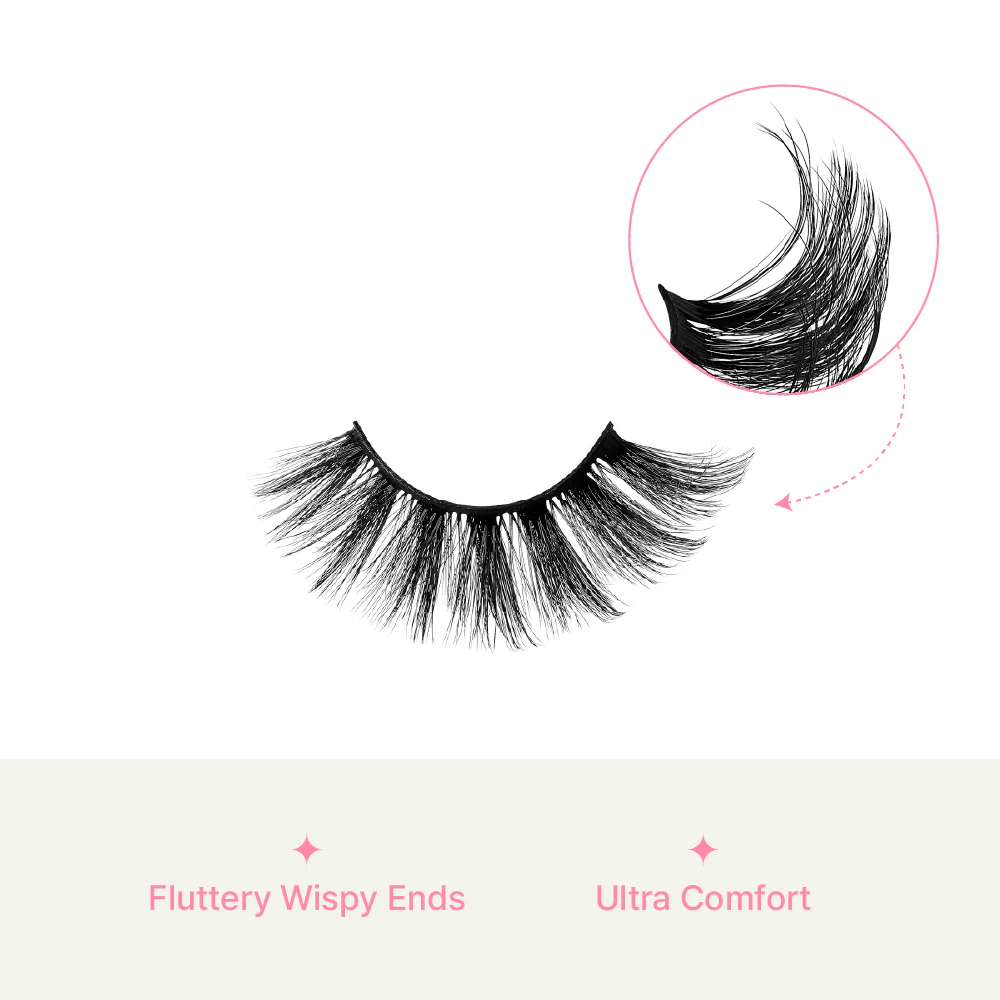 Vie Vie Wispy Faux Mink False Strip Lashes – 7 Pairs - Image 92