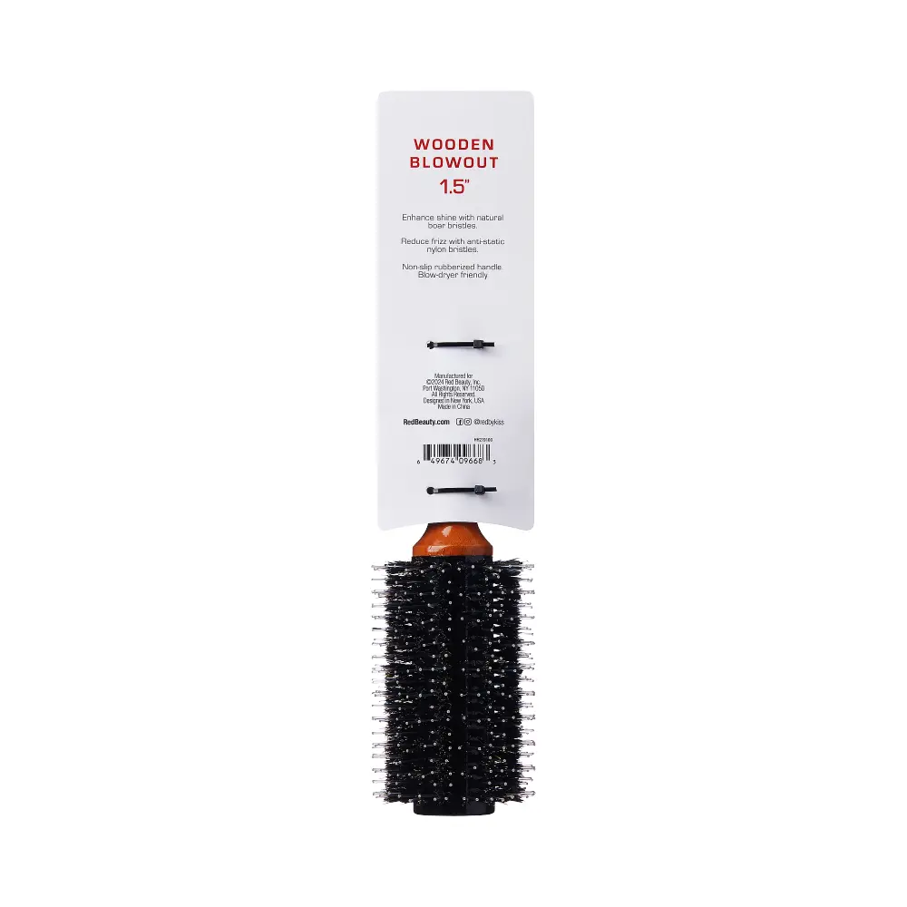 RED by KISS Wooden Round Blowout Brush - Image 12