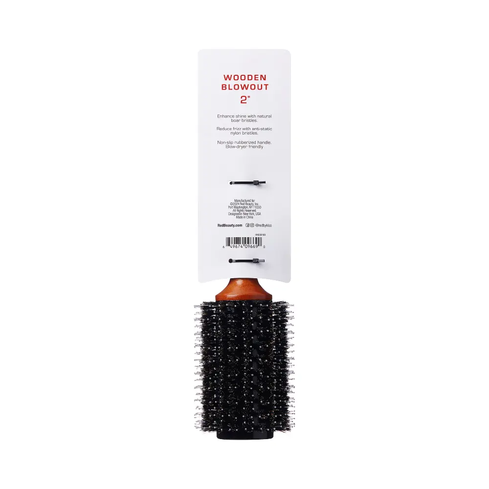 RED by KISS Wooden Round Blowout Brush - Image 18
