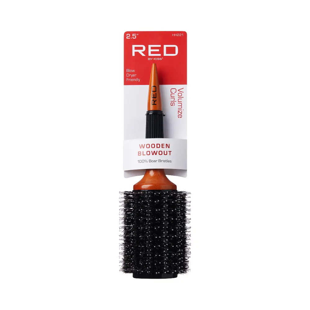 RED by KISS Wooden Round Blowout Brush - Image 19