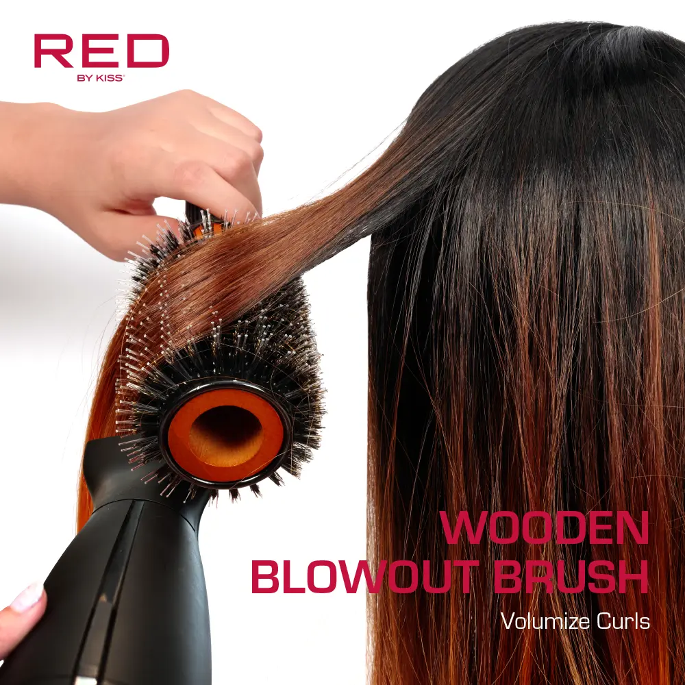 RED by KISS Wooden Round Blowout Brush - Image 20