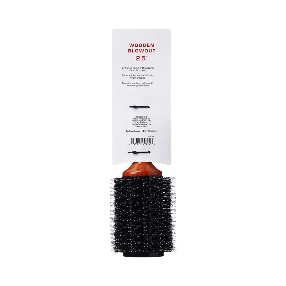 RED by KISS Wooden Round Blowout Brush - Image 24