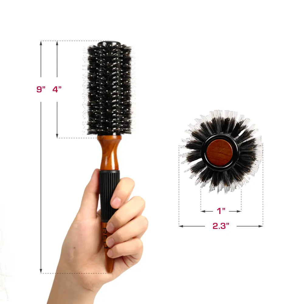 RED by KISS Wooden Round Blowout Brush - Image 4
