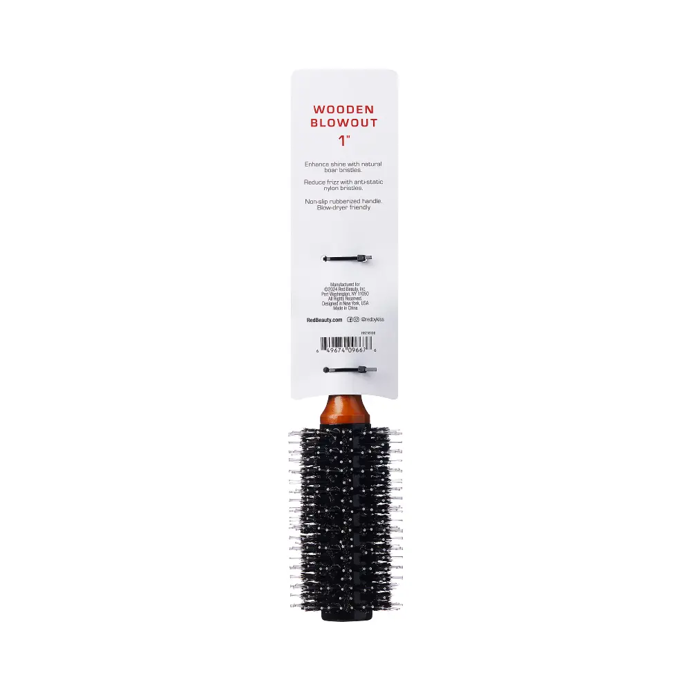 RED by KISS Wooden Round Blowout Brush - Image 6
