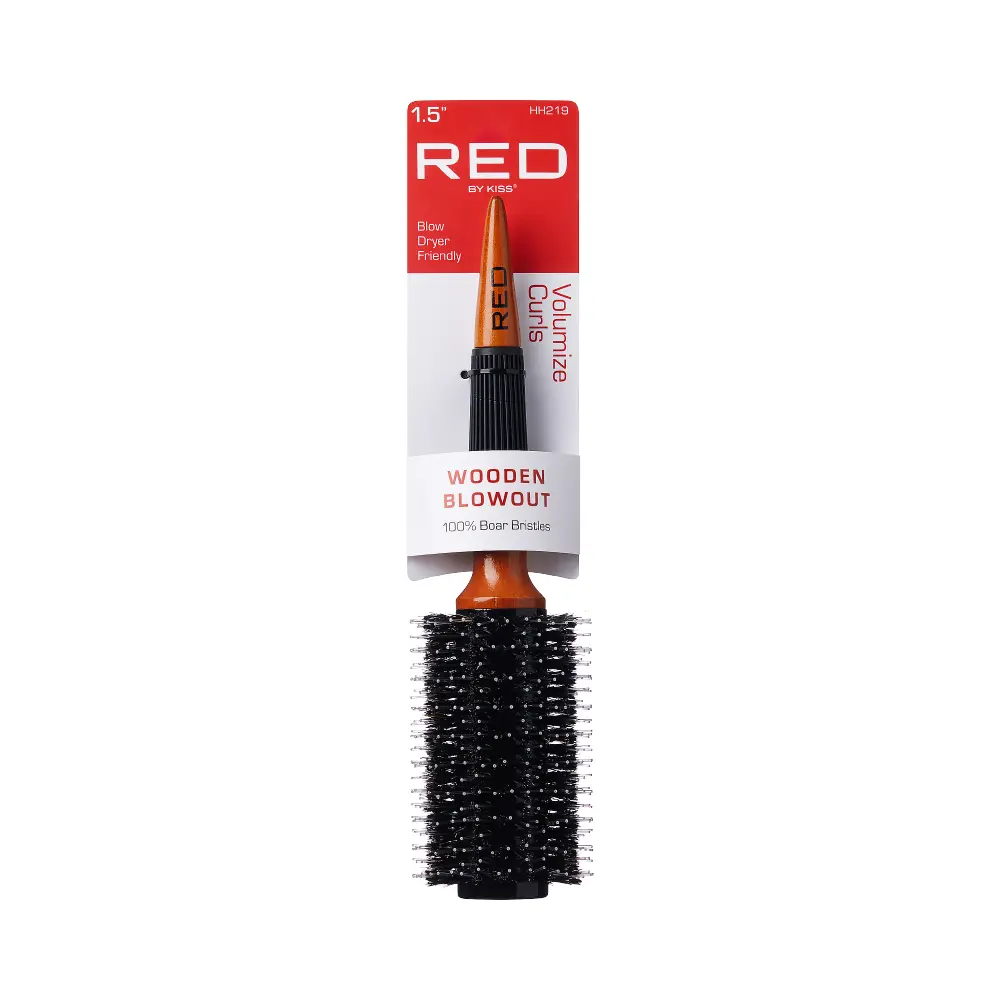 RED by KISS Wooden Round Blowout Brush - Image 7
