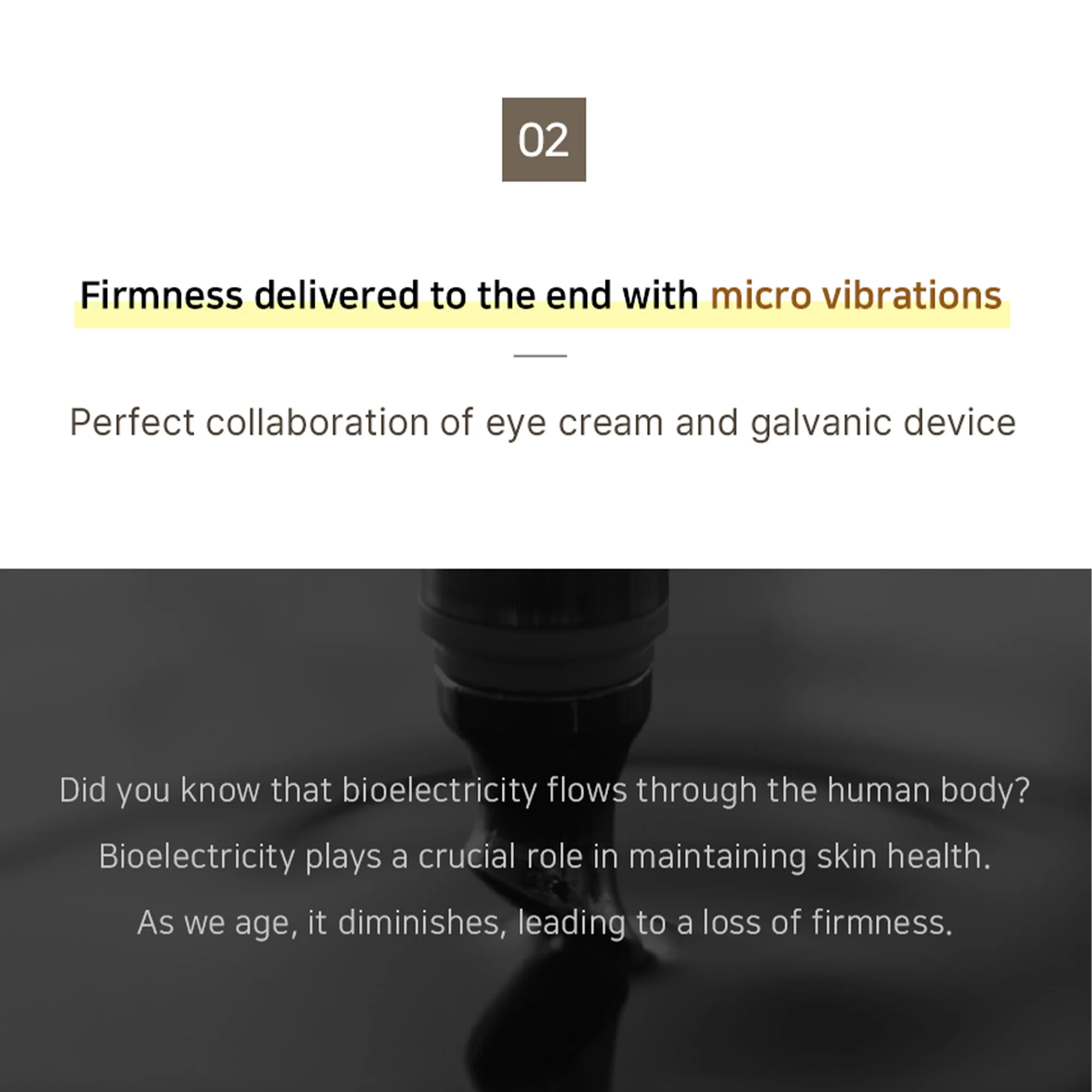 Arocell Wrinkle Solution Eye Cream with Galvanic Applicator – Korean Firming & Brightening Eye Treatment (15ml) - Image 7