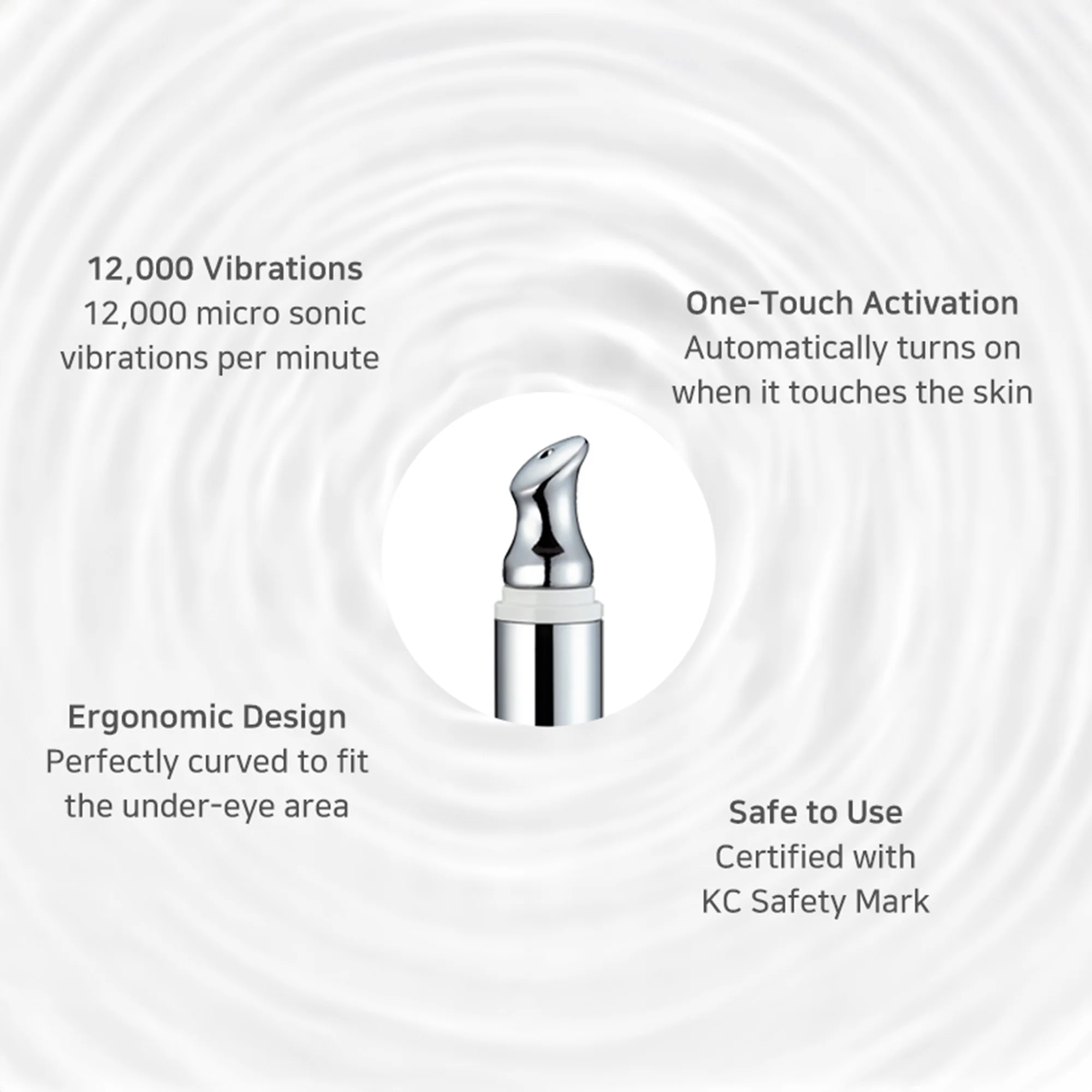 Arocell Wrinkle Solution Eye Cream with Galvanic Applicator – Korean Firming & Brightening Eye Treatment (15ml) - Image 8