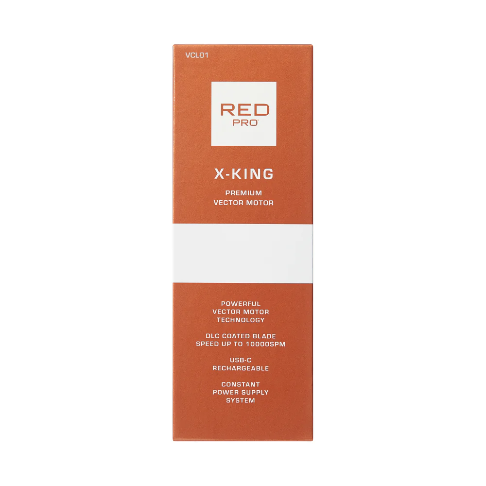 Red PRO X-King Vector Motor Cordless Clipper - Image 13