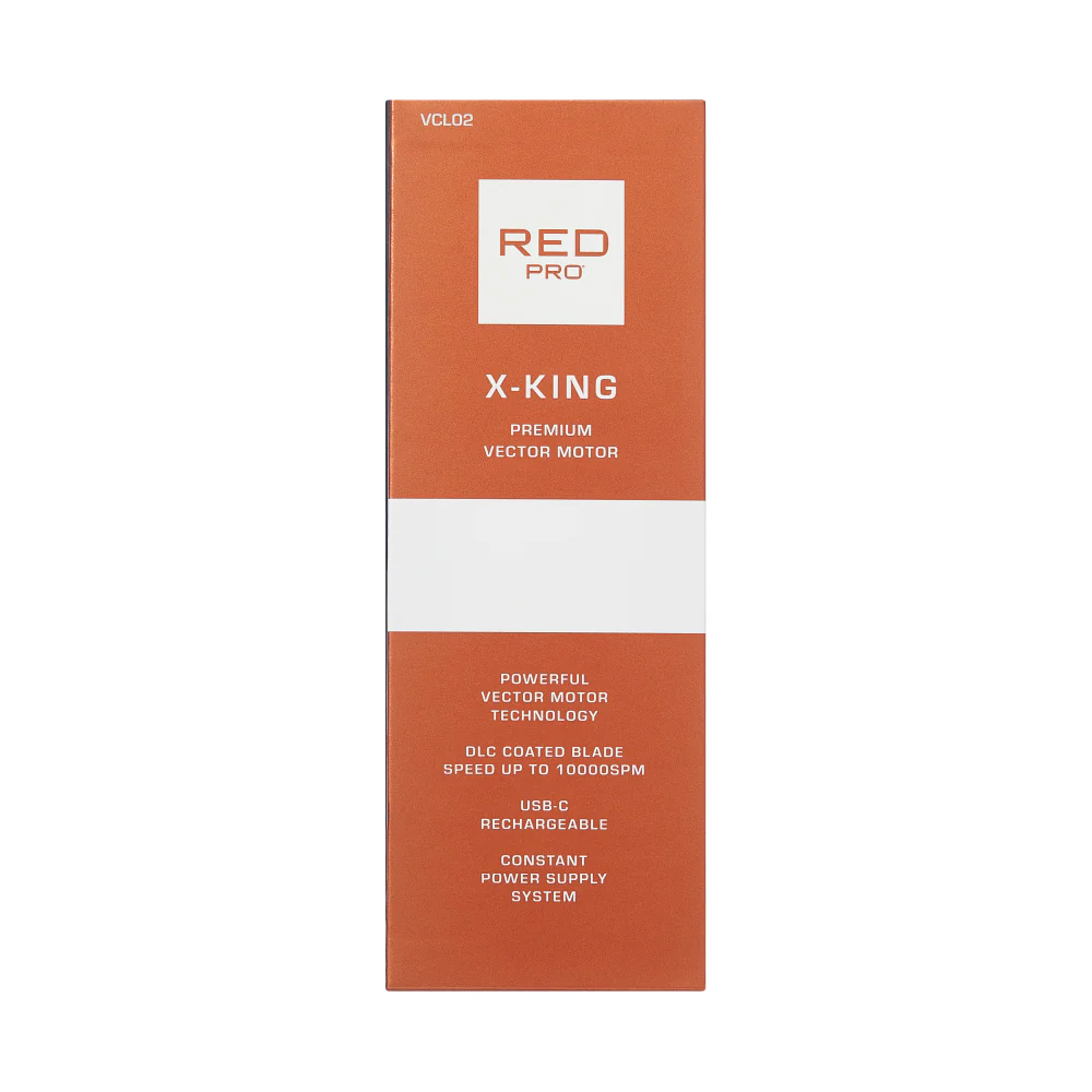 Red PRO X-King Vector Motor Cordless Clipper - Image 14