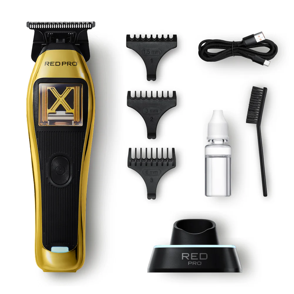 Red PRO X-King Vector Motor Cordless Trimmer - Image 6