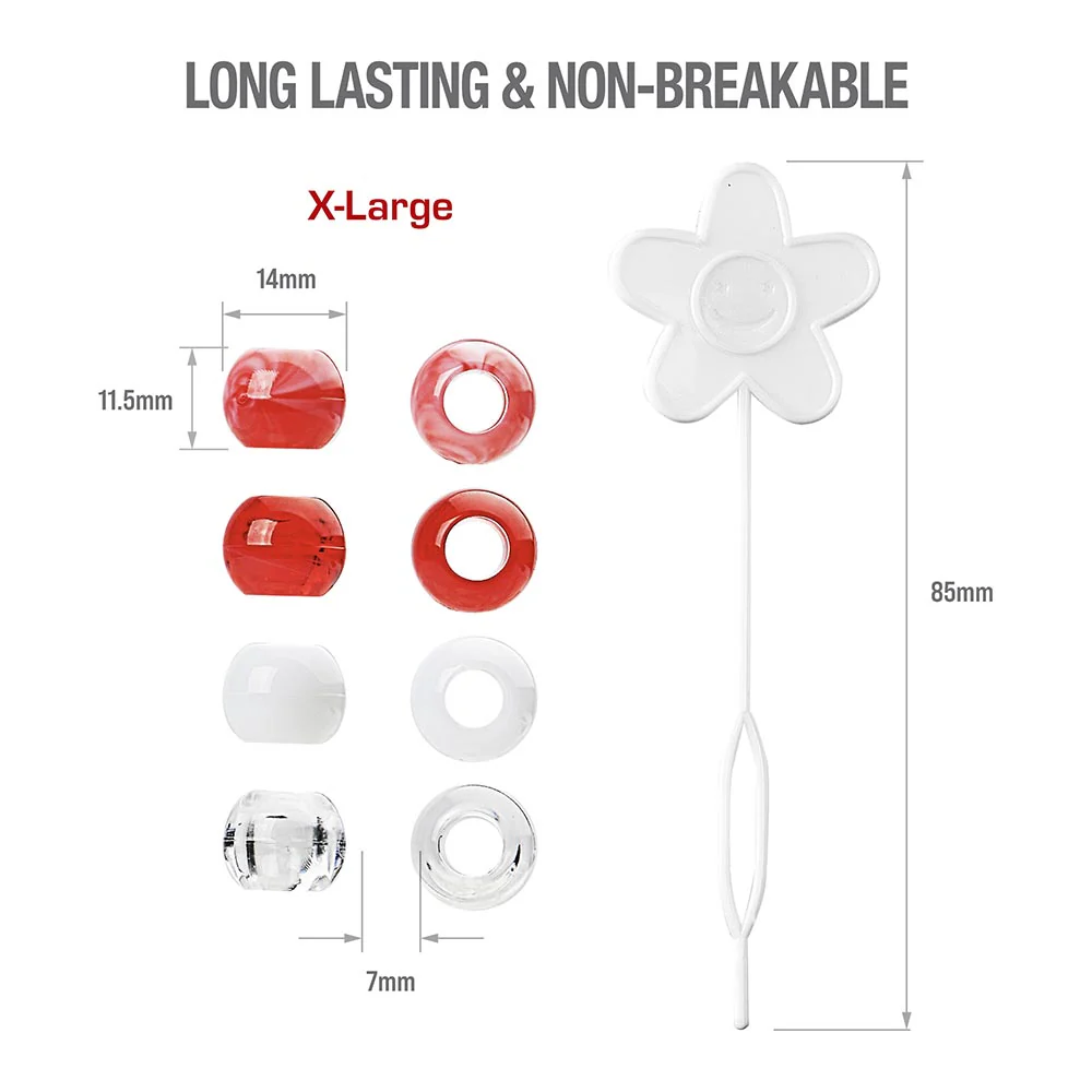 RED by KISS X-Large Hair Beads (100pcs) - Image 11