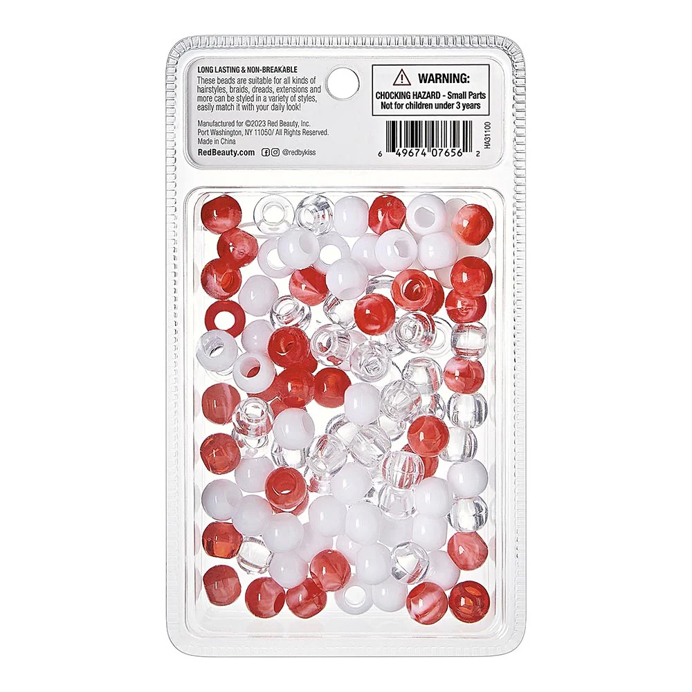 RED by KISS X-Large Hair Beads (100pcs) - Image 21